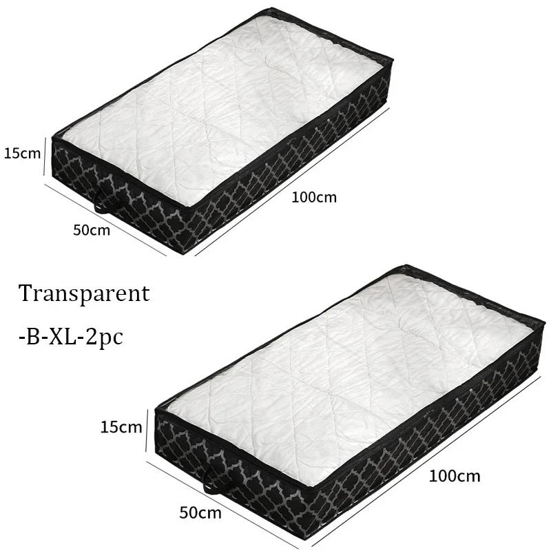 Non Woven Fabric Quilt Storage Bag Foldable Dustproof Toys Bags Moisture Dust Proof Luggage Bags Simplicity Storage Container