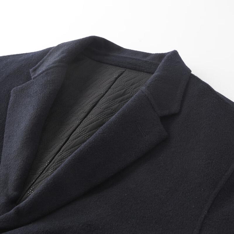 Мужской пиджак в стиле business casual из смесовой ткани с 50% шерсти