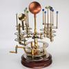 45,72 см Роскошный Арт-объект для книжных полок Латунь и Сталь Оррери Функциональная модель Солнечной системы с планетами