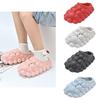 Cross-border Non-slip Warm Lychee Cotton Slippers - Waterproof Grape Peanut Bubble Design