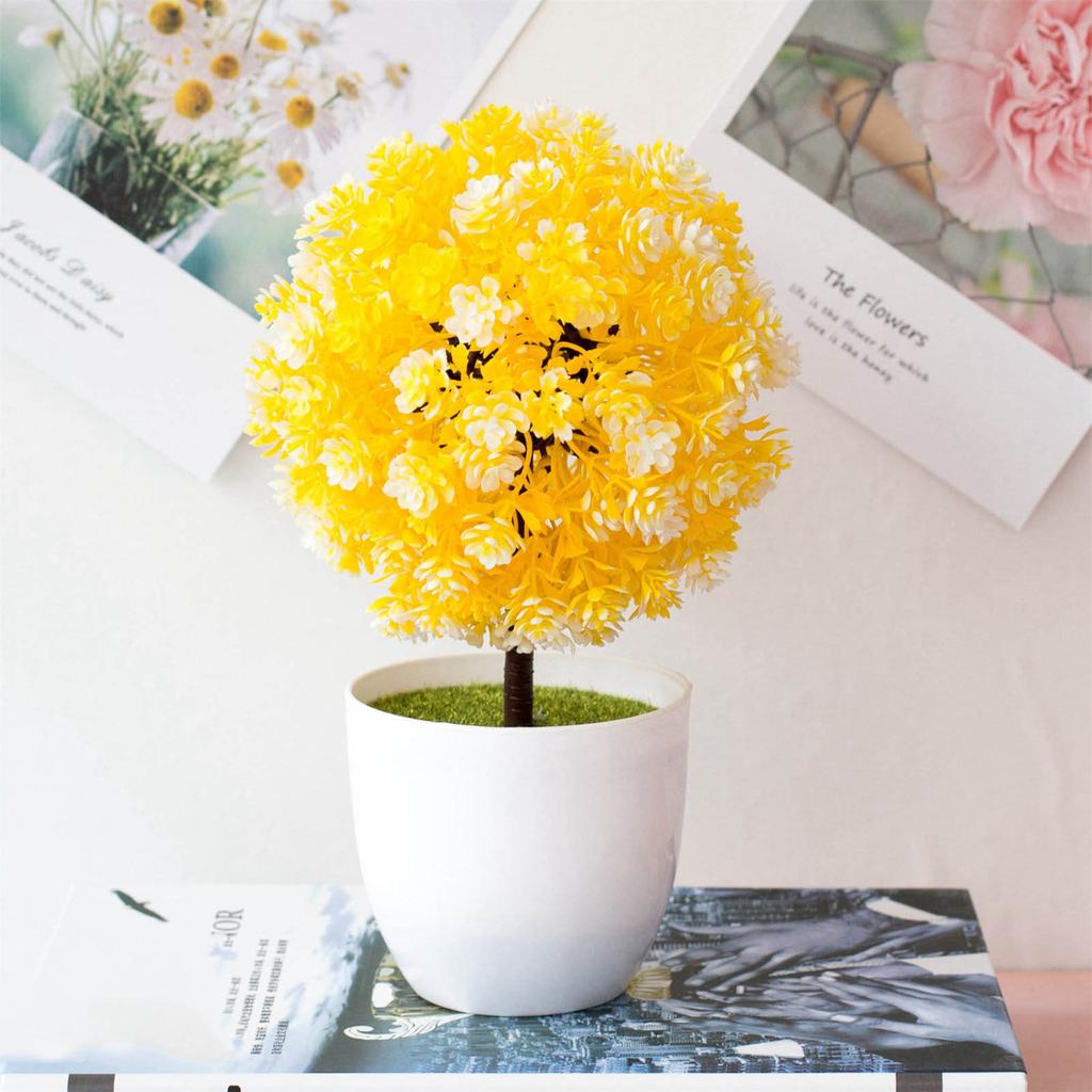 Искусственные растения Бонсай Имитация дерева Горшечные растения Искусственные цветы Настольные украшения в горшках