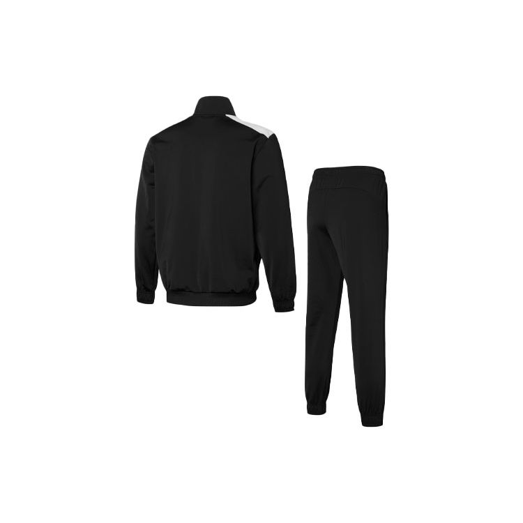 Puma Повседневный комплект из толстовки с капюшоном и брюк на молнии с принтом для мужчин, черный цвет 67122701