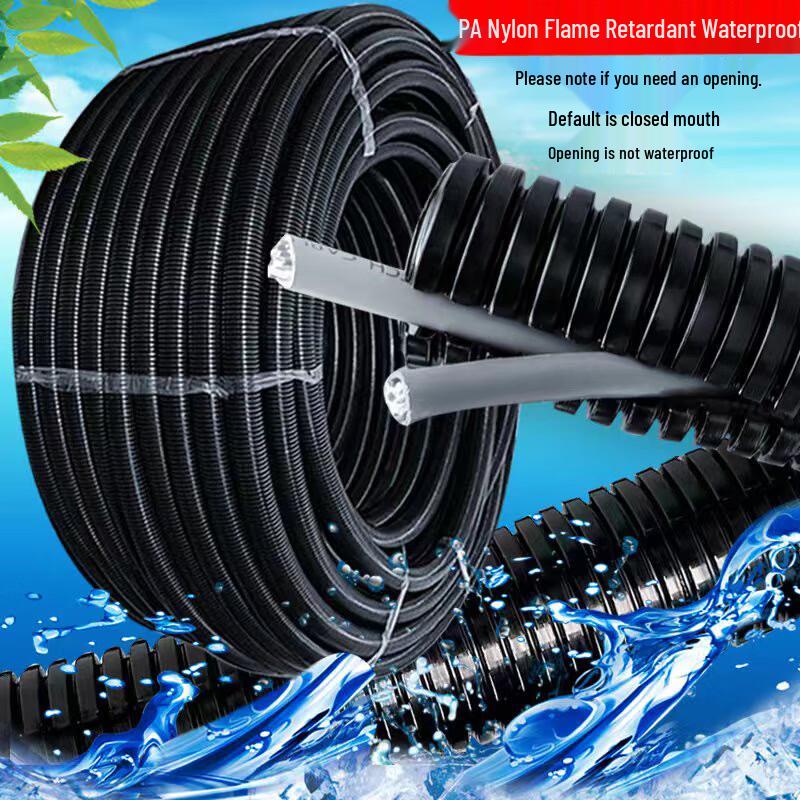 VRK PA Nylon Flame Retardant Corrugated Cable Conduit