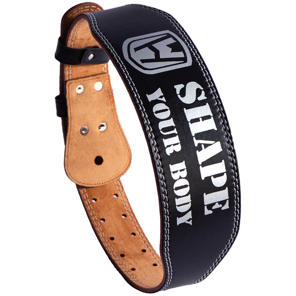 PU Leather Weightlifting Belt: Squat, Deadlift, Gym Support for Men & Women