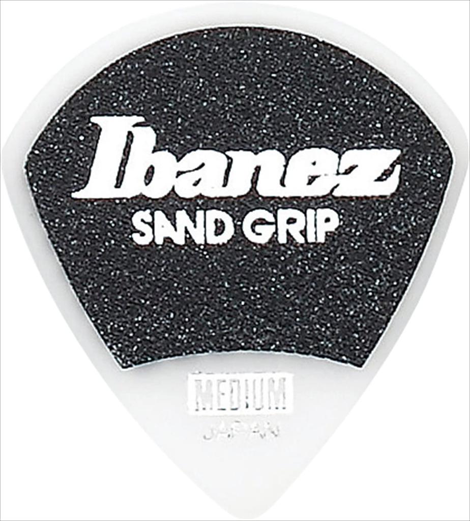 IBANEZ Медальон с материалом Grip Wizard Series Sand Grip Pick White PPA18MSGWH Teardrop нескользящий [MEDIUM] 6 шт. в упаковке