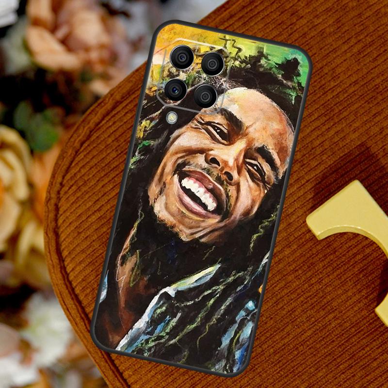 Чехол Bob Marley для Samsung Galaxy M32 M52 M12 M55 M15 M13 M23 M33 M53 M20 M21 M51 M34 M54 M30s M31s