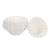 Uxcell 2-4 Cup Basket-Shaped Coffee Filters, White, 50185mm, for Drip Coffee Makers, Cafes, Offices, and Home Use, Pack of 200