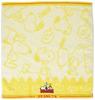 Nishikawa Snoopy Hand Towel Washable Cotton Dog House Wood Stock Soft Jacquard Weave One Point Embroidery Yellow XT31603632430 34X35cm [Nishikawa]