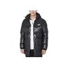 Puma Пуховик с капюшоном на молнии с логотипом Мужская верхняя одежда Черный 534508-01