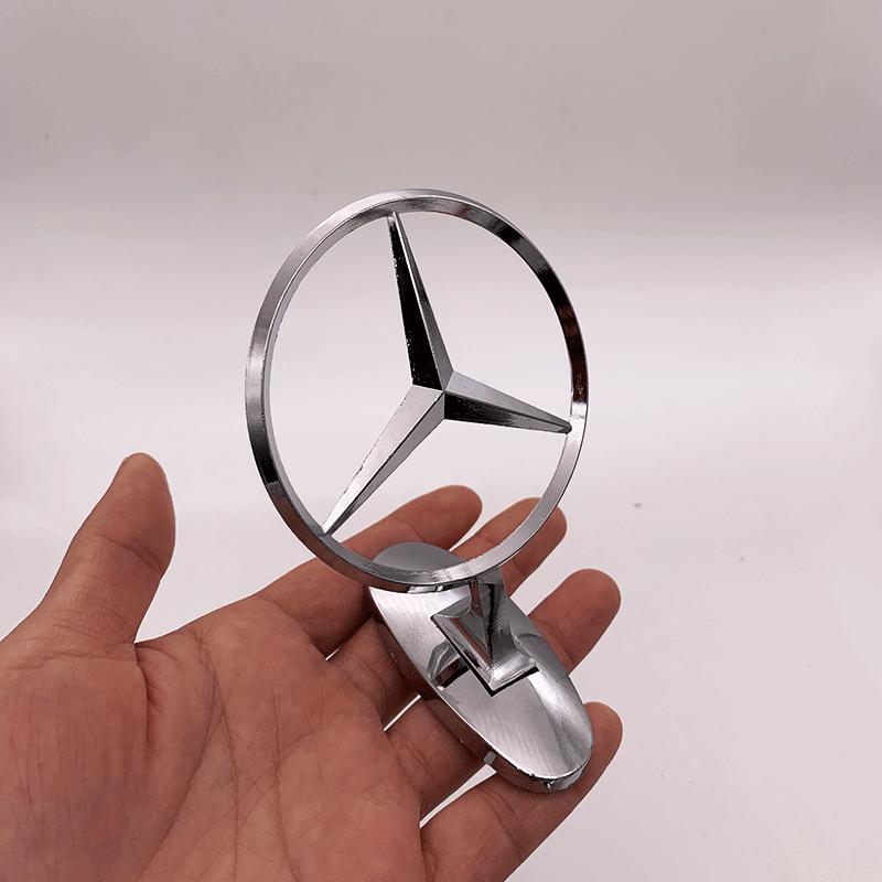 Эмблема Mercedes-Benz, Передняя эмблема Mercedes-Benz, Эмблема на капот, Логотип автомобиля, 3D металлическая эмблема для капота Mercedes-Benz F4