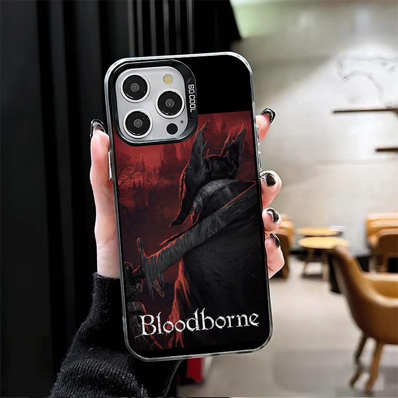 B-Bloodborne Game Soft Phone Case for iPhone 15 16 17 Pro Max 17Air 16E 14 Plus 13 12 Mini Shockproof Cover Back Shell