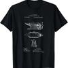 Antique Blacksmith Anvil Patent Print T-Shirt