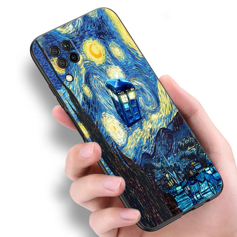 Звездная ночь Ван Гога Черный чехол для телефона для Huawei P10 P20 P30 P40 Lite P50 P60 Art P50E P Smart Z 2018 2020 2021 Pro 2019