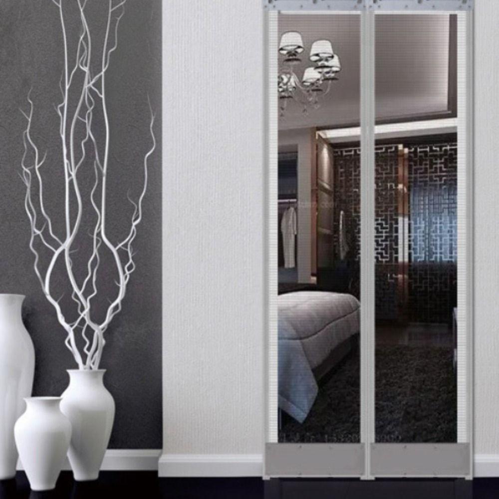 Well-ventilated Magnetic Mesh Door Curtain Mosquitoproof Partition Door Curtain Balconies
