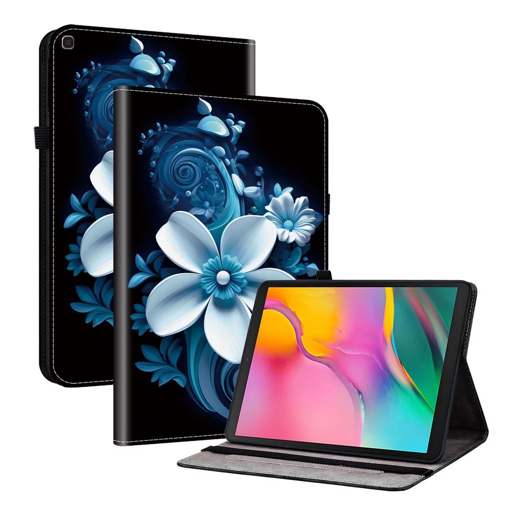 Чехол из искусственной кожи для планшета Samsung Galaxy Tab A 10.1 (2019)-11 стилей! Прочный, с 2 слотами для подставки, держателем для карандашей и слотами для карт, гибкая задняя крышка из ТПУ