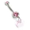 [F8837] - Body Piercing 'Love' Pink