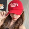 Red Baseball Cap for Women In Spring and Summer Casual and Versatile Big Head Circumference Showing Face Small Soft Top Baseball Cap Sun Hat