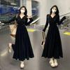 High-End French Fashion Plus-Size Women's Light Luxury Dress - Internet Celebrity Style (180 Pounds)