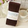 Yarn Knitted Footed Tights Woolen Winter Stretch Stockings Fashion Pantyhose  Women
