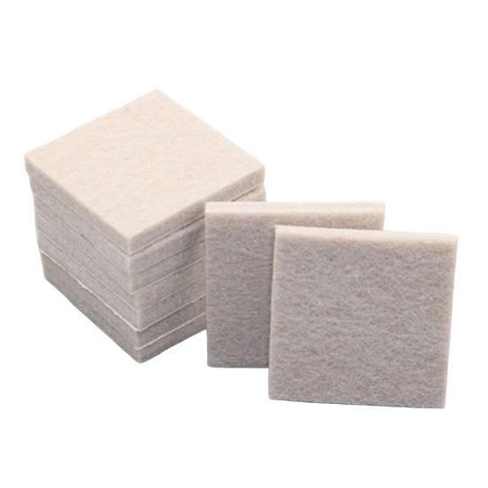 18/32/50 Pcs Furniture Pads Cuttable Felt Anti-slip Floor Protector for Chairs And Table Protects Floors Furniture Foot Pads for Bedroom Living Room