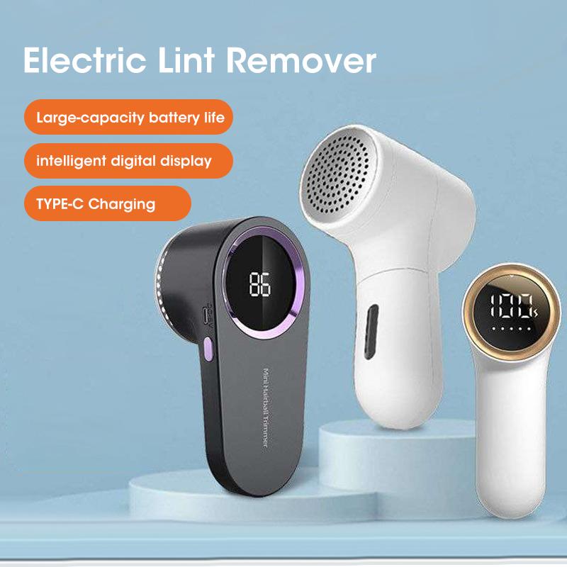 Lint Remover for Clothing Rechargeable Hair Ball Trimmer Fuzz Pellets Clothes Sweater Fabric Shaver Electric Fluff Lint Removers
