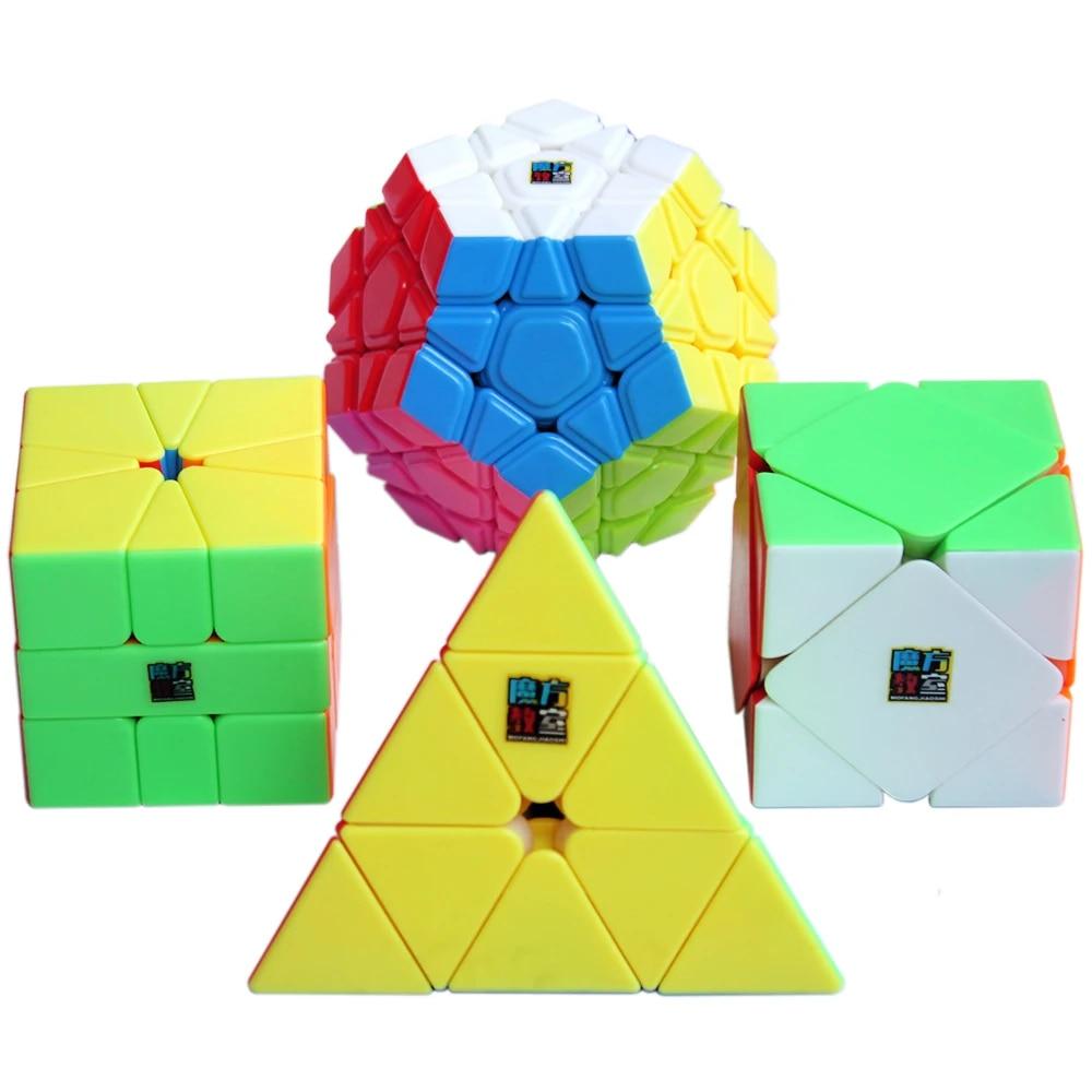Набор Megaminx Skew Pyraminx 3x3 SQ1 Pyramid SQ-1 MoYu Puzzle Magic Cubes Square 1 Stranger Form Cubing Classroom Cubos Megico Kit