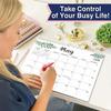 Wall Calendar 2026-2027, 18 Months Academic Calendar, Jan. 2026 - Jun. 2027, 14" × 11", Monthly Wall Hanging Calendar with Thick Paper for Office