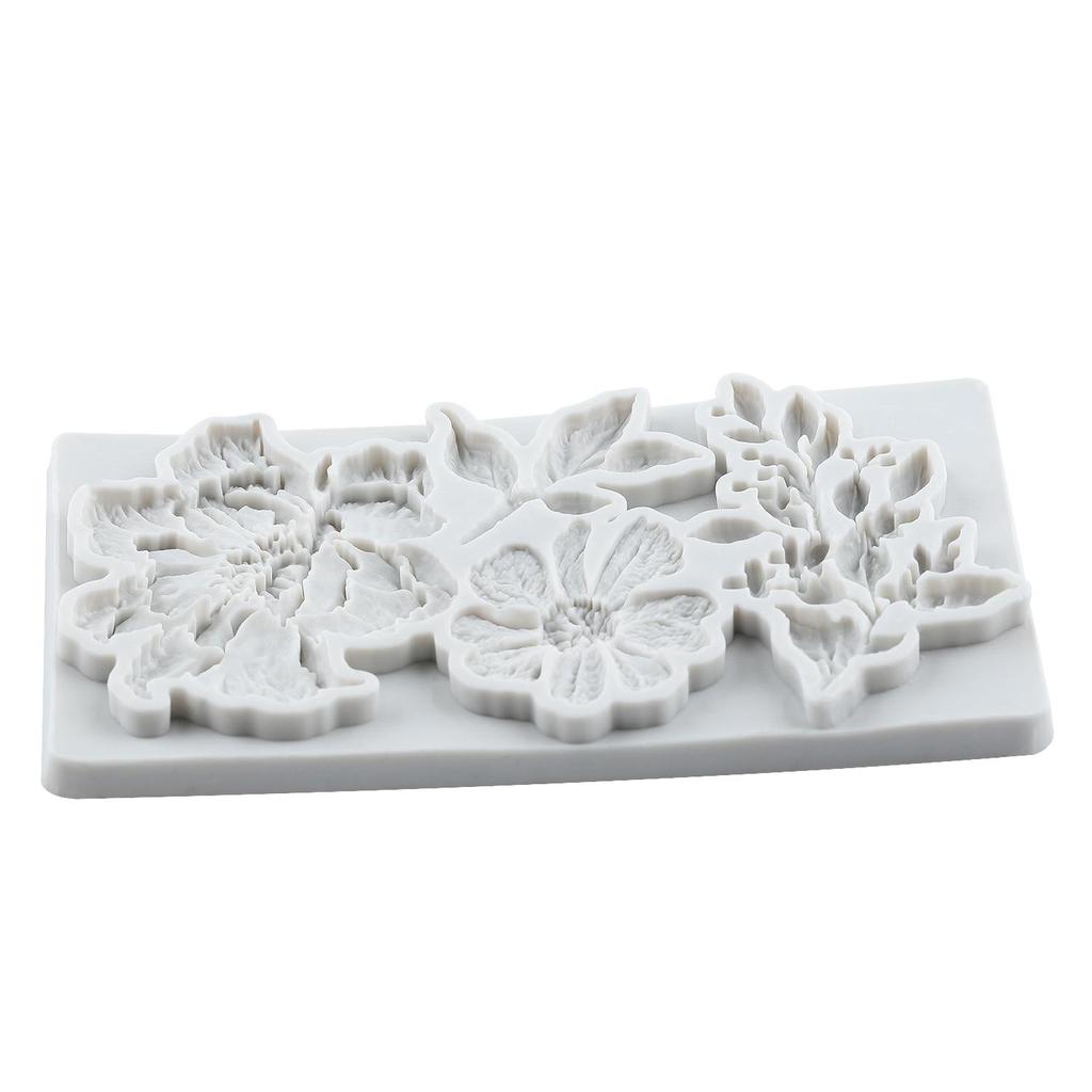 Силиконовая форма роза Пион Формы для мастики Инструменты для украшения торта Топпер для кекса Конфета Сахарная мастика Полимерная глина