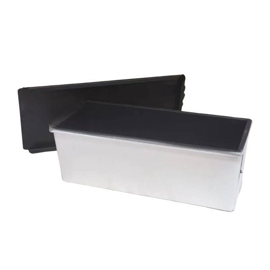Toast Mold Loaf Pan with Lid Non-stick Coating Aluminum Alloy Bread Container for Healthy Baking Sandwich Toast Oven Bakeware