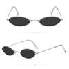 Fashion Design Small Frame Men and Women Vintage Shades Eyeglasses Sun Glasses Oval Sunglasses