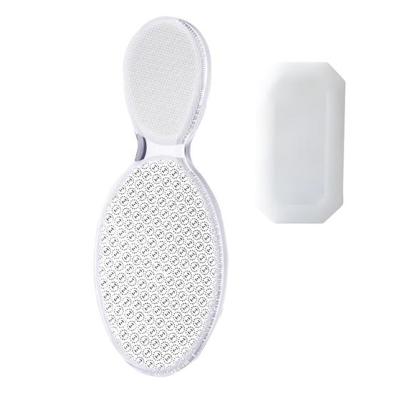 Наностеклянная пилка для ног, средство для удаления мозолей, портативная педикюрная щетка для жестких