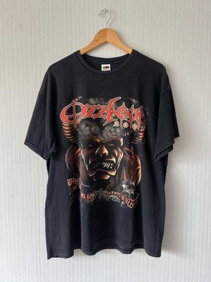 Винтажная черная футболка OzzFest Ozzy Osbourne 2007 г. Редкий дизайн s-5XL KH14595 Унисекс