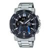 Часы серебристые с подключением по Bluetooth мужские, Silver Bluetooth Connect Men's Watch,  Casio