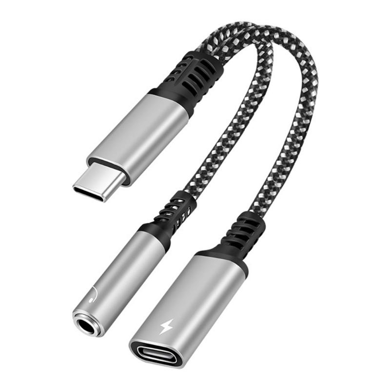 Одновременная зарядка и звук USB C адаптер для чистого звука на телефоне и устройствах