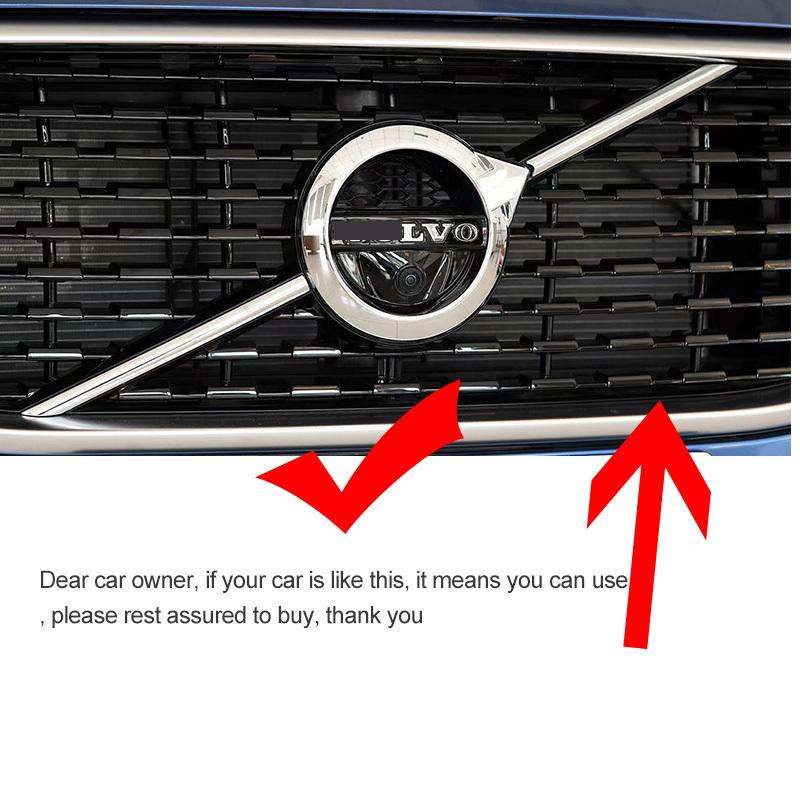 Для Volvo средняя сетка, декоративная лента для украшения решетки xc60 s90 xc40 xc90 v40 s60 v60 v90 v60CC V90CC, наклейка на автомобильные аксессуары