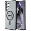 Чехол Karl Lagerfeld Button Karl Head     Напечатанный Логотип Magsafe Для Samsung Galaxy S25 Ultra Черный