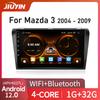 JIUYIN Android 12 Carplay для Mazda 3 2004 2005 2006 2007 2008 2009 Автомобильное радио с мультимедийным проигрывателем BOSE 2 Din Stereo GPS DVD