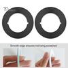 1/2Pcs Round Door Knob Plates Self Adhesive Scratch-Resistant Simple Installation Door Handle Cover Filler Fixing Repair Plates