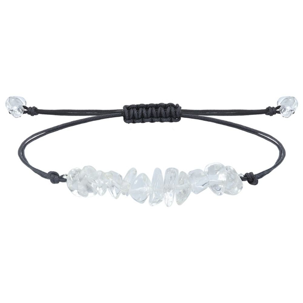 Ins Amethysts Bracelets Colored Gravel Bracelet Beads New Irregular Gravel Bracelets