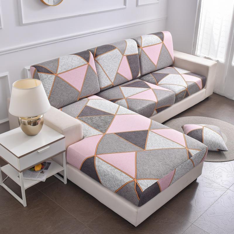 1Pcs Print Sofa Cushion Coverastic Protector Sofa Cover Personality Slipcover Matching Washable Couch Cover