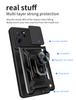 Для Xiaomi 13T Pro Чехол Armor Ring Stand Чехлы для телефонов Xiomi Xiaomy Mi13T Mi 13T 13 T Pro Slide Объектив камеры Защитная задняя крышка