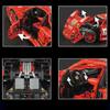 MOLD KING 13095 Технический 1:10 Модель автомобиля APP RC F40 Супер спортивный автомобиль MOC-98701 Строительные блоки Кирпичи Игрушки Дети Подарки на день рождения