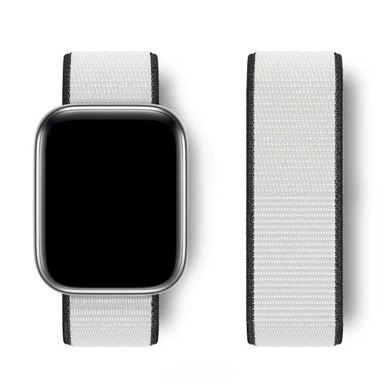 Nylon loop Strap For Watch Band Ultra-2 49mm 44mm 40mm 45mm 41mm Sport pride Bracelet iwatch bands Series 9 8 se 7 6 5 4 3