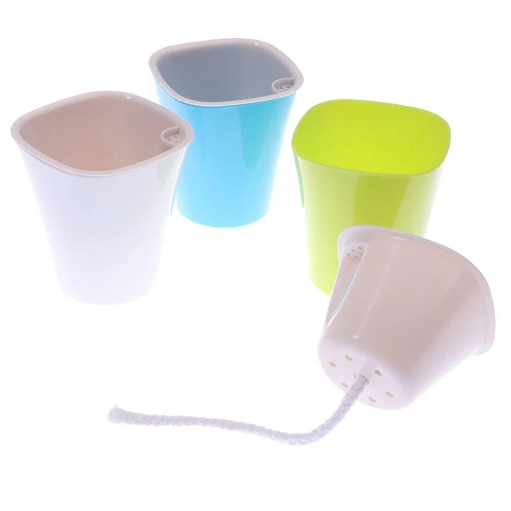 Automatic Living Room Decor Gardening Flower Pots Plastic Soil Cultivation Small Pot Desktop