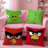 Популярная игра A-AngryS B-BirdsS Наволочка Удобная Двусторонняя Наволочка Идеально подходит для Автомобиля Дивана Спальни и Многого Другого