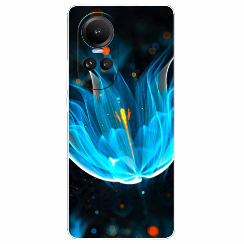 Чехол для Oppo Reno 10 5G CPH2531 Силиконовый Расписной Кот Животные ТПУ Мягкий Мраморный Coque для Oppo Reno10 Pro 5G CPH2525 Чехол для Телефона