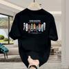 Унисекс хлопковые футболки 5XL Белая футболка для унисекса Повседневная летняя одежда Принт обуви Черные футболки Одежда унисекс Мода