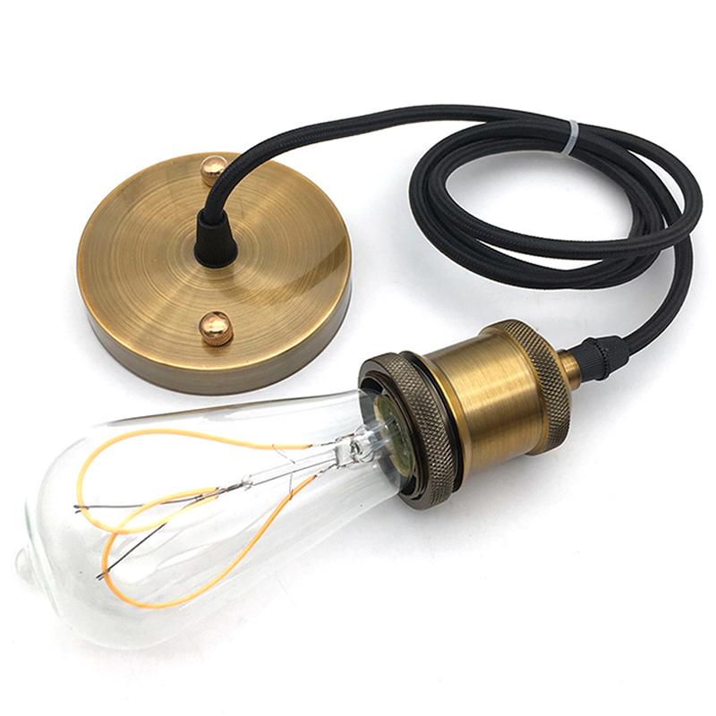 Ретро цоколь для лампы Эдисона E27 декоративный винтажный подвесной патрон