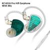 KZ AS16 Pro In Ear 3.5mm Wired Earphones 16BA Balanced Armature Driver Bass Hifi Headphones Noise Cancelling Earbuds Sport Headset With Mic.