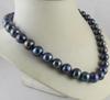 Ожерелье из черного жемчуга 8-9 мм, 17-дюймовые натуральные ювелирные изделия из бутика